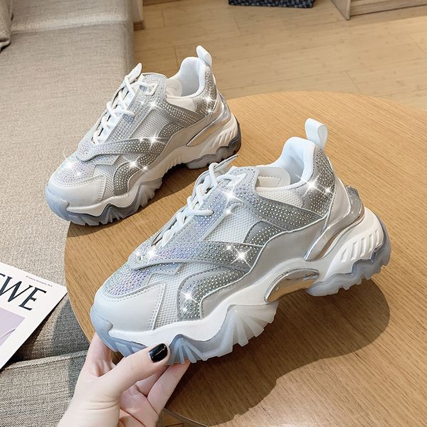 2021 new sneakers women designer chunky sneakers fashion breathable shining thick sole luxury platform shoes women basket femme
2021 new sneakers women designer chunky sneakers fashion breathable shining thick sole luxury platform shoes women basket femme