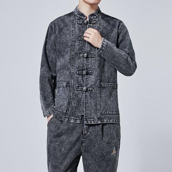 ethnic clothing chinese style denim jacket men streetwear oriental clothes jeans hip hop windbreaker coat 5xl kk3266, Red
ethnic clothing chinese style denim jacket men streetwear oriental clothes jeans hip hop windbreaker coat 5xl kk3266, Red