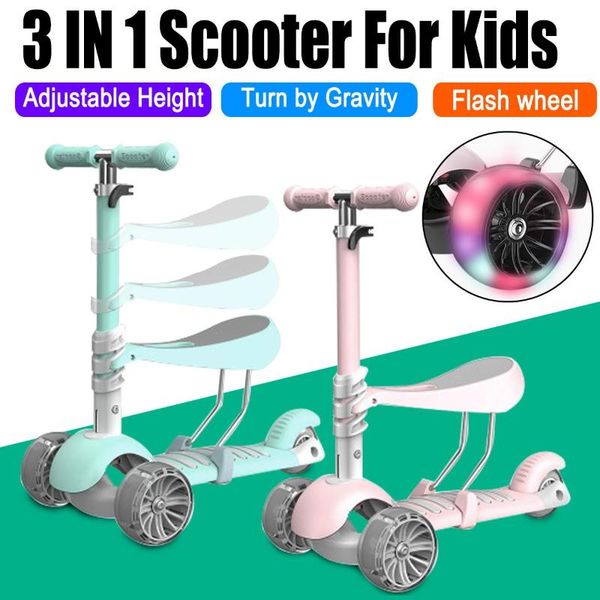 gift sets christmas multifunctional 2-in-1 kids 3 wheel scooter adjustable height flashing wheels tricycle toddler balance
gift sets christmas multifunctional 2-in-1 kids 3 wheel scooter adjustable height flashing wheels tricycle toddler balance