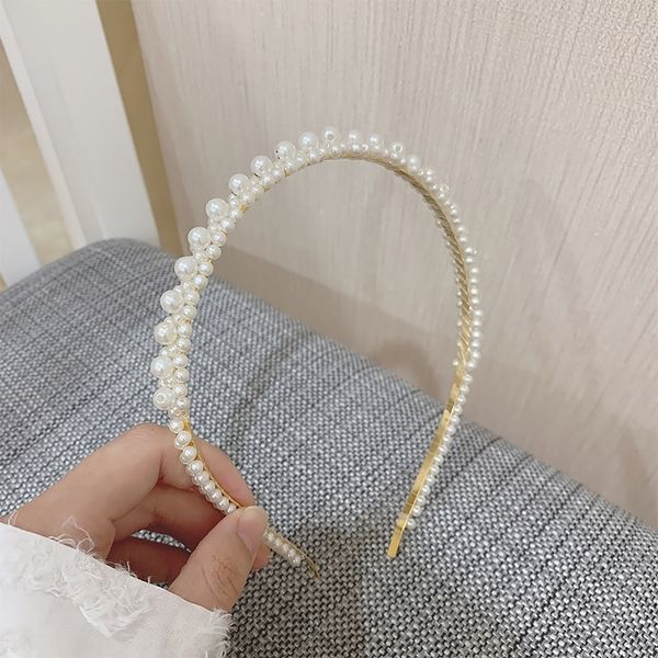 h0n korean dongdamen pearl heads feminine temperamentsimple bundlepressed bandpearl band broken hair hairpin headpiece, Silver
h0n korean dongdamen pearl heads feminine temperamentsimple bundlepressed bandpearl band broken hair hairpin headpiece, Silver