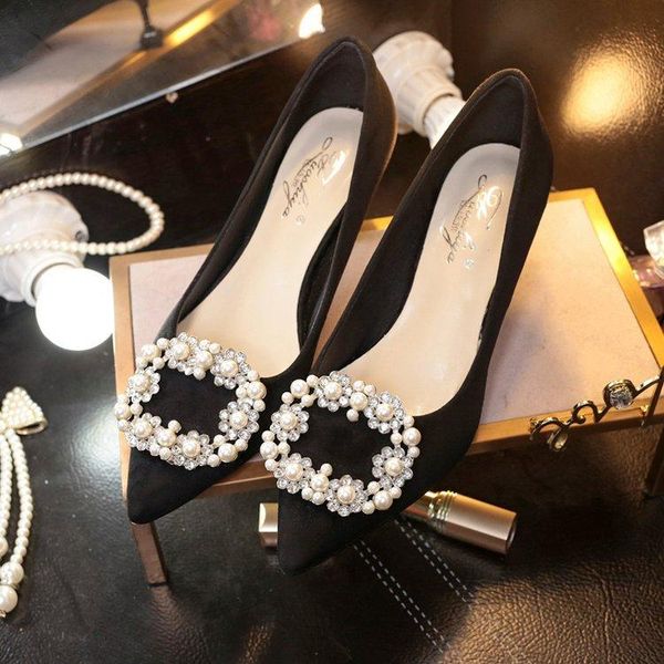 dress shoes fashion rhinestone pointed high heels stiletto black ladies career single 2021 autumn wild mid heel women's
dress shoes fashion rhinestone pointed high heels stiletto black ladies career single 2021 autumn wild mid heel women's