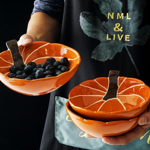 bowls pumpkin-shaped personality creative ceramic bowl fruit salad baby supplement dessert baked rice lb41101
bowls pumpkin-shaped personality creative ceramic bowl fruit salad baby supplement dessert baked rice lb41101