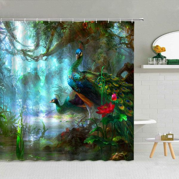 shower curtains peacocks forest curtain watercolor flower lotus plant fish polyester fabric bathroom supplies with hooks cloth
shower curtains peacocks forest curtain watercolor flower lotus plant fish polyester fabric bathroom supplies with hooks cloth