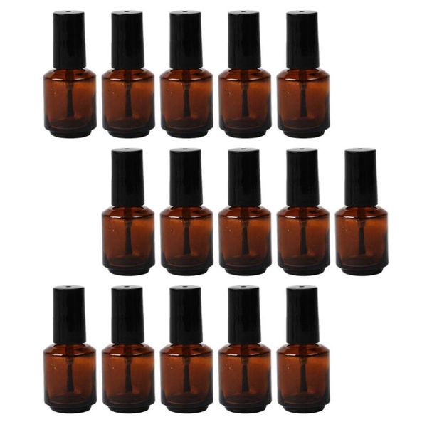 storage bottles & jars 15pcs 15ml empty diy nail polish cylindrical glass vials with brush cap
storage bottles & jars 15pcs 15ml empty diy nail polish cylindrical glass vials with brush cap