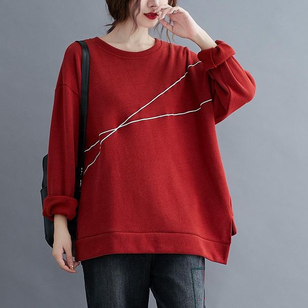 women's hoodies & sweatshirts 2021 thicken loose autumn winter pullover knitted cotton all-match spring casual sweatershirts basic shir, Black
women's hoodies & sweatshirts 2021 thicken loose autumn winter pullover knitted cotton all-match spring casual sweatershirts basic shir, Black