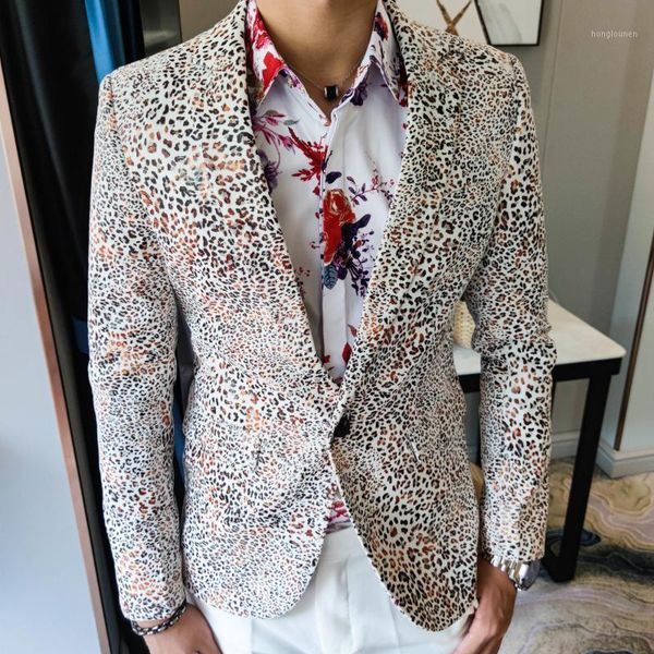 men's suits & blazers british night club outfits blazer hombre casual flower masculino fall leopard single suit fashion man slim, White;black
men's suits & blazers british night club outfits blazer hombre casual flower masculino fall leopard single suit fashion man slim, White;black