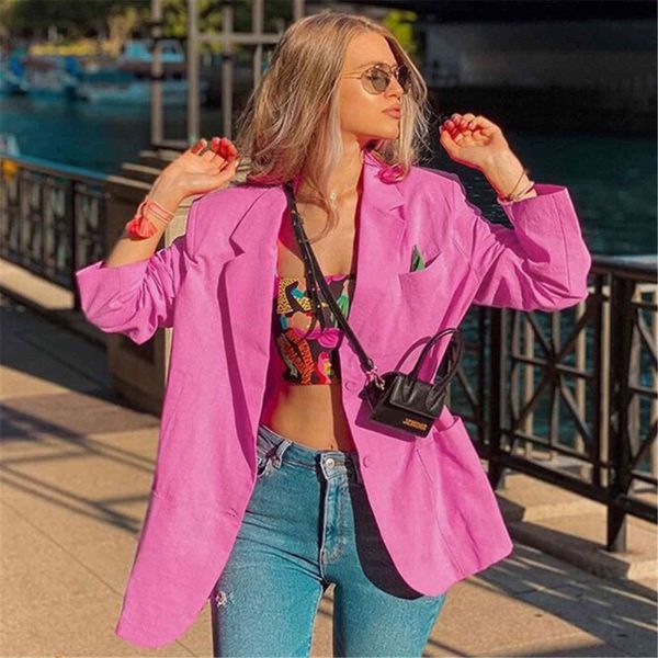 women's suits & blazers blsqr pure cotton loose suit jacket spring summer female outerwear elegant chic single-breasted blazer femme tw, White;black
women's suits & blazers blsqr pure cotton loose suit jacket spring summer female outerwear elegant chic single-breasted blazer femme tw, White;black