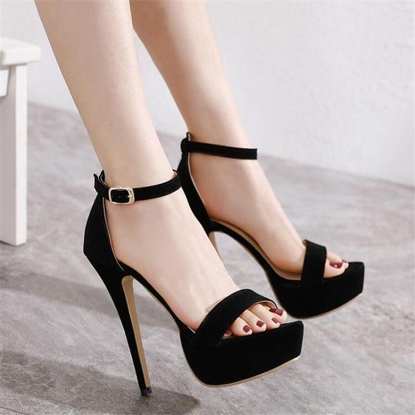 pattern superior quality ladies shoes 14cm thin heels waterproof 4cm sandals fashion show nightclub 4- 11, Black
pattern superior quality ladies shoes 14cm thin heels waterproof 4cm sandals fashion show nightclub 4- 11, Black