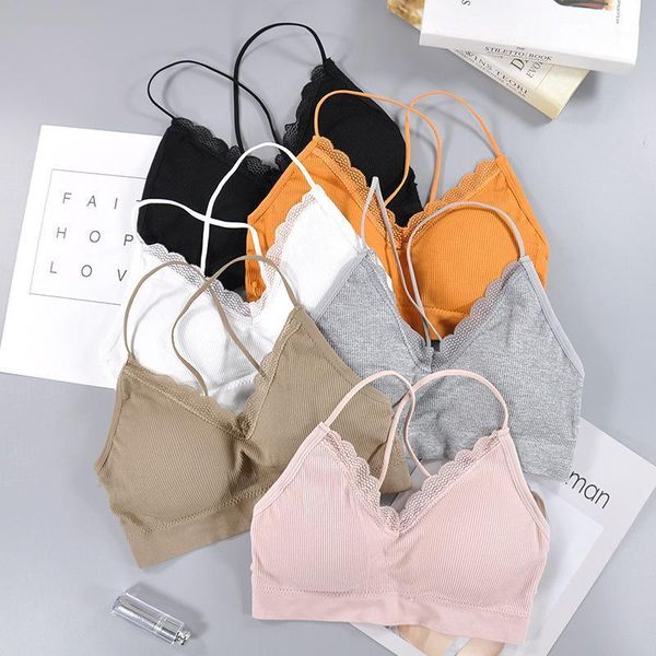 arrival women push up wireless lace bra thin shoulder strap underwear anti-light shockproof breath bustiers & corsets, Black;white
arrival women push up wireless lace bra thin shoulder strap underwear anti-light shockproof breath bustiers & corsets, Black;white