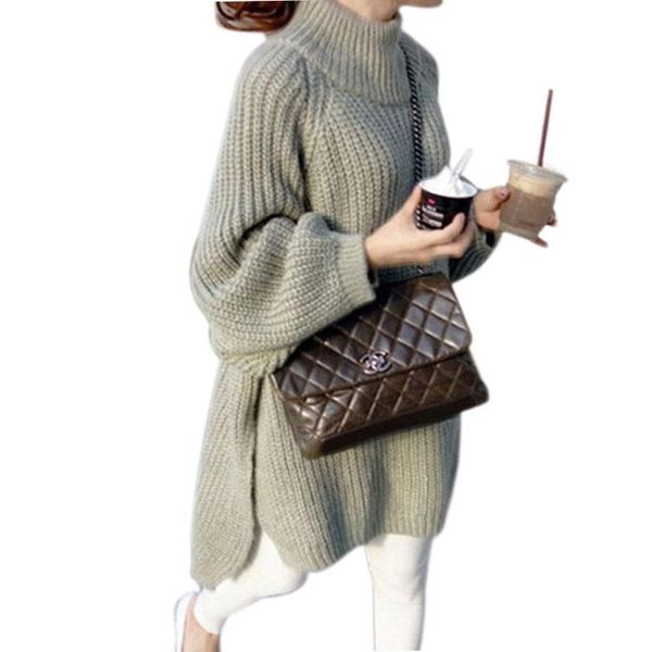 women's sweaters a long sweater and long-sleeved dress in lazy, baggy for fall/winter 2021 wsw168, White;black
women's sweaters a long sweater and long-sleeved dress in lazy, baggy for fall/winter 2021 wsw168, White;black