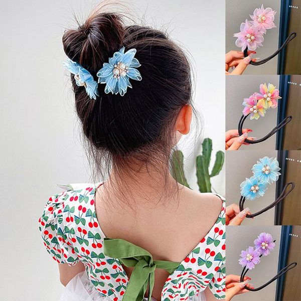 hair accessories 1pc little girl headwear cute bun maker beautiful hairpin bowknot flower headdress for kids fashion, Slivery;white
hair accessories 1pc little girl headwear cute bun maker beautiful hairpin bowknot flower headdress for kids fashion, Slivery;white