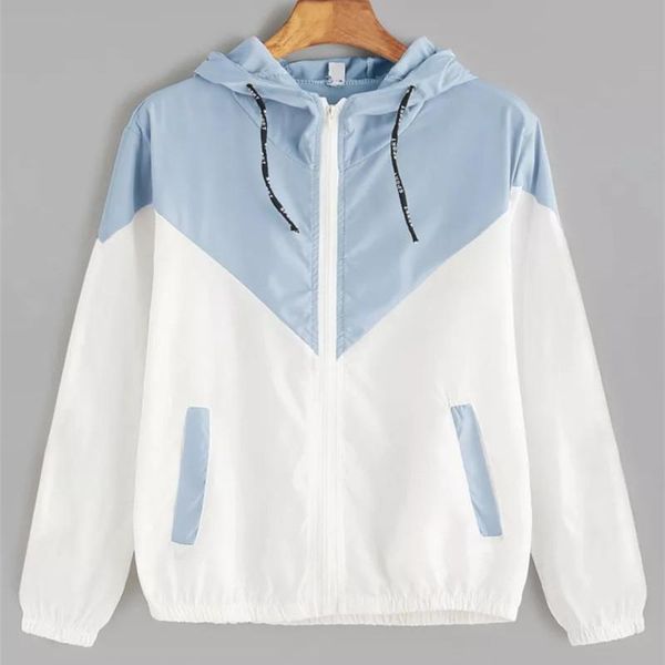 women's jackets fashion 2021 autumn quick dry coats windbreaker sun protection patchwork color zipper thin summer women clothing, Black;brown
women's jackets fashion 2021 autumn quick dry coats windbreaker sun protection patchwork color zipper thin summer women clothing, Black;brown