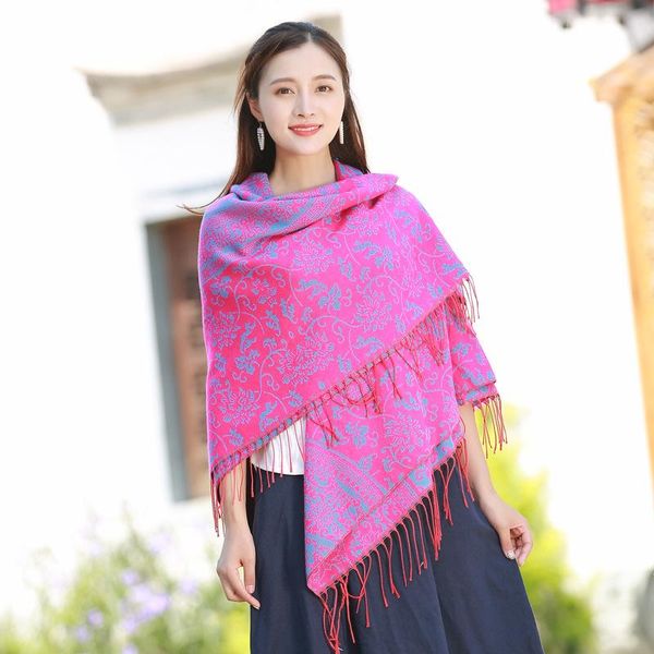 scarves ethnic jacquard autumn winter thick warmth shawl scarf ladies big square bohemian style tassel imitation cashmere, Blue;gray
scarves ethnic jacquard autumn winter thick warmth shawl scarf ladies big square bohemian style tassel imitation cashmere, Blue;gray