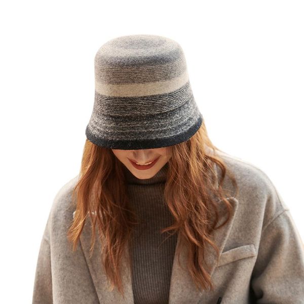 stingy brim hats autumn and winter fashion french elegant real wool basin hat retro simple light luxury warm felt, Blue;gray
stingy brim hats autumn and winter fashion french elegant real wool basin hat retro simple light luxury warm felt, Blue;gray