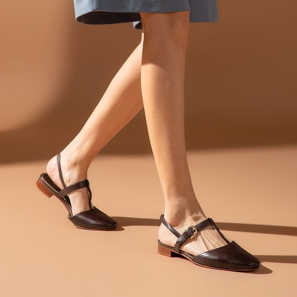 sandals sandals women t strap genuine cow leather elastic buckle waxing toe summer ladies flat heel shoes handmade 32252, Black
sandals sandals women t strap genuine cow leather elastic buckle waxing toe summer ladies flat heel shoes handmade 32252, Black