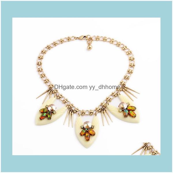 necklaces & pendants jewelryfashion spike patterned imitation gemstone necklace wholesale women jewelry chokers drop delivery 2021 qj4ws, Golden;silver
necklaces & pendants jewelryfashion spike patterned imitation gemstone necklace wholesale women jewelry chokers drop delivery 2021 qj4ws, Golden;silver