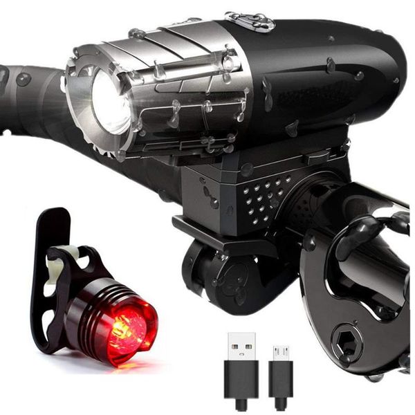bike lights led rechargeable front and back light set night cycling safety bicycle headlight taillight with 2000mah
bike lights led rechargeable front and back light set night cycling safety bicycle headlight taillight with 2000mah