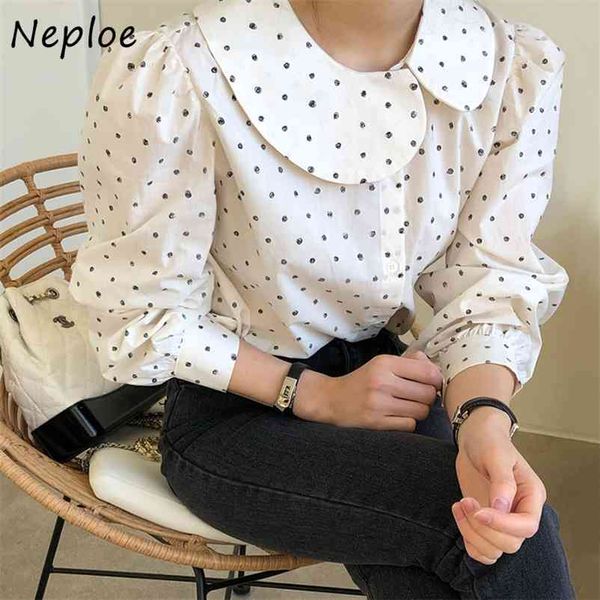 neple peter pen collar pullover long sleeve blouse women work style ol dot blusas spring loose shirt feminino all match 210422, White
neple peter pen collar pullover long sleeve blouse women work style ol dot blusas spring loose shirt feminino all match 210422, White