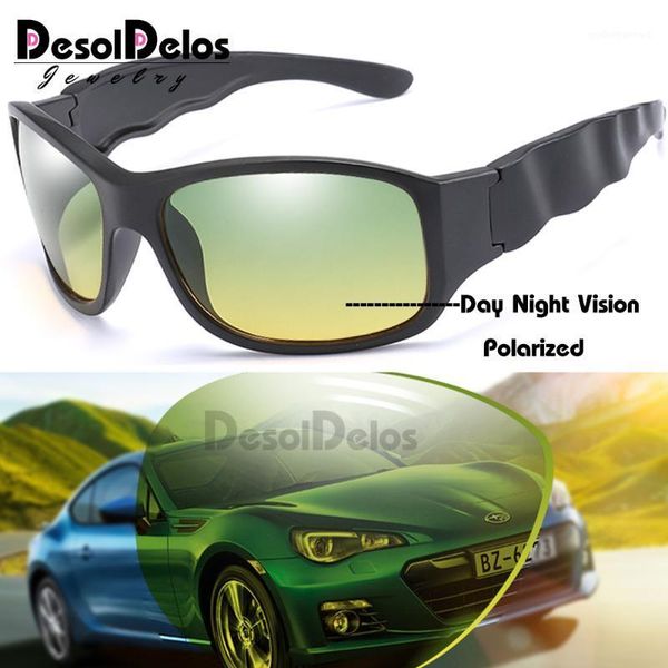 day & night vision goggles polarized sunglasses driving sun glasses for man reduce glare metal frame, White;black
day & night vision goggles polarized sunglasses driving sun glasses for man reduce glare metal frame, White;black