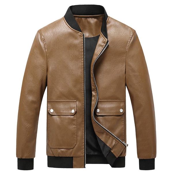 men's fur & faux moruancle leather jackets with pockets casual pu outerwear for man mandarin collar size m-4xl, Black
men's fur & faux moruancle leather jackets with pockets casual pu outerwear for man mandarin collar size m-4xl, Black
