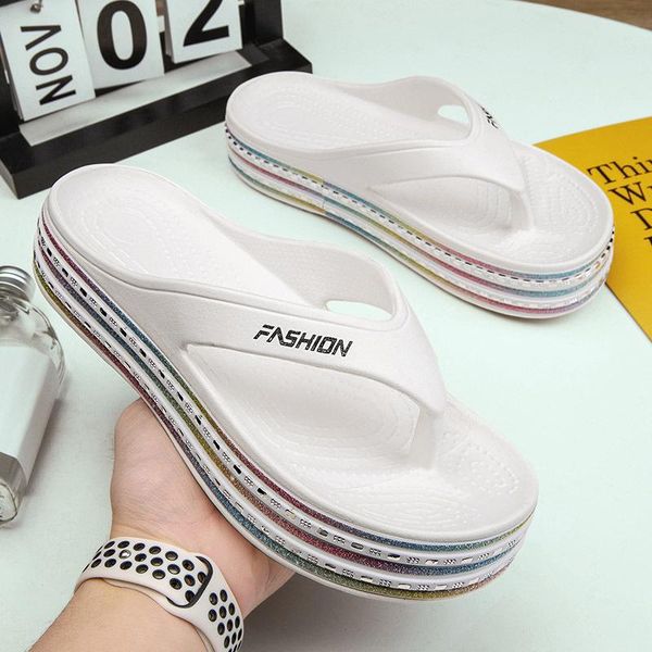 slippers thick bottom platform sea flip-flop thong sandals summer shoes soft beach web star slides outdoor indoor women, Black
slippers thick bottom platform sea flip-flop thong sandals summer shoes soft beach web star slides outdoor indoor women, Black