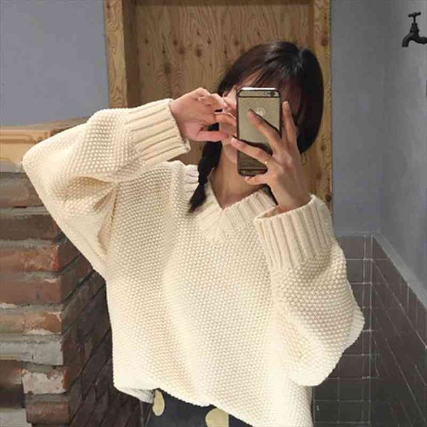 long sleeves pullover sweaters autumn chic oversized women ladies loose fashionable hedging sweater women, White;black
long sleeves pullover sweaters autumn chic oversized women ladies loose fashionable hedging sweater women, White;black