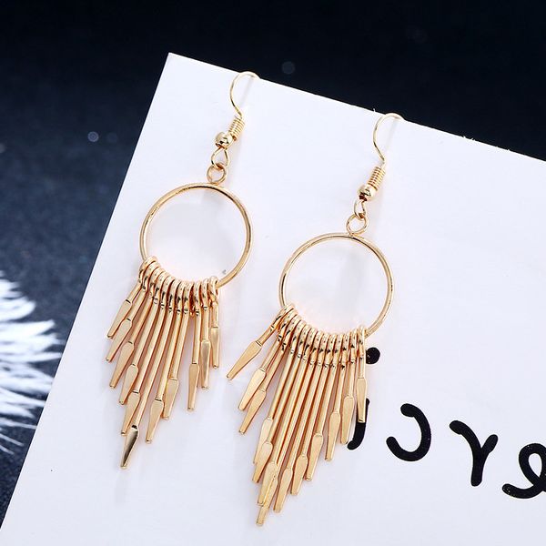 fashion symmetry women's exquisite ear hook sweet simple tassel temperament personality daily street earrings 8153, Silver
fashion symmetry women's exquisite ear hook sweet simple tassel temperament personality daily street earrings 8153, Silver