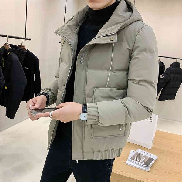 2020 new winter work cloth korean fashion men's hooded handsome slim cotton padded et, Black
2020 new winter work cloth korean fashion men's hooded handsome slim cotton padded et, Black