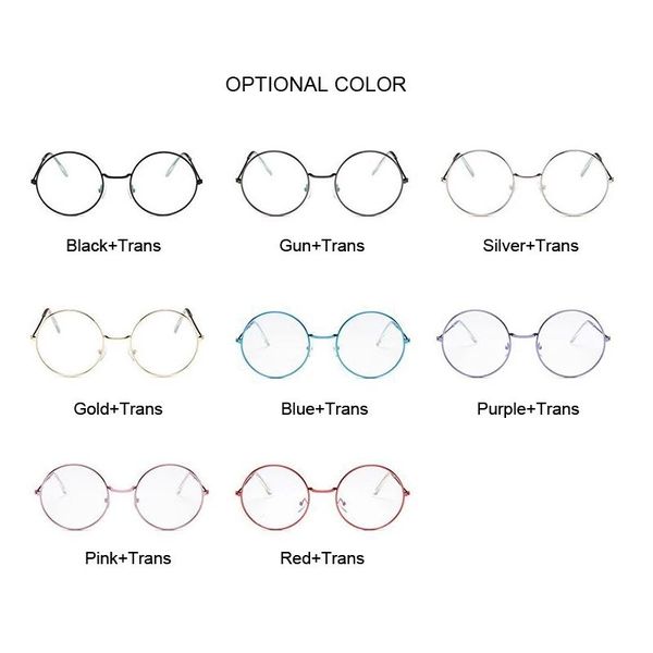sunglasses nonor fashion vintage round metal clear lens men women optical frames eyewear eyeglasses, White;black
sunglasses nonor fashion vintage round metal clear lens men women optical frames eyewear eyeglasses, White;black