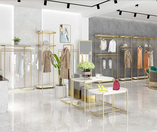 hangers & racks simple clothing store display rack floor-to-ceiling women's shelf online celebrity nano-gold iron art hanger
hangers & racks simple clothing store display rack floor-to-ceiling women's shelf online celebrity nano-gold iron art hanger