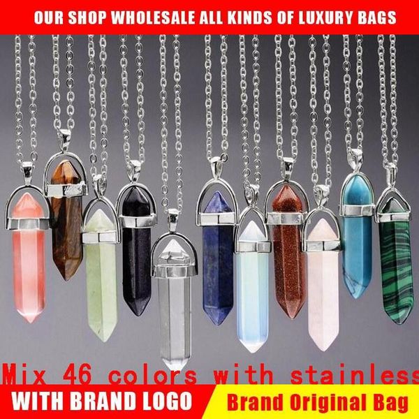 necklace jewelry healing crystals amethyst rose quartz bead chakra healing point women men natural stone pendants leather necklaces, Golden;silver
necklace jewelry healing crystals amethyst rose quartz bead chakra healing point women men natural stone pendants leather necklaces, Golden;silver