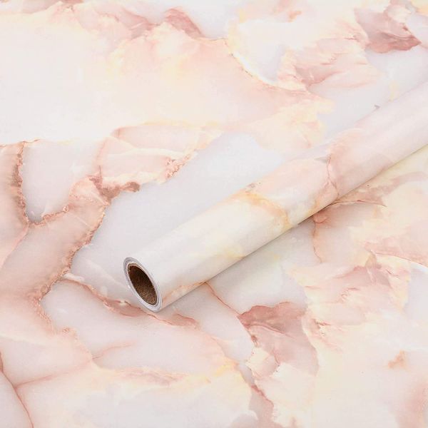 art3d 17.7inx78.7in marble contact paper counter - self adhesive drawer liner - decorative wallpaper - waterproof, peel and stick, easily re
art3d 17.7inx78.7in marble contact paper counter - self adhesive drawer liner - decorative wallpaper - waterproof, peel and stick, easily re