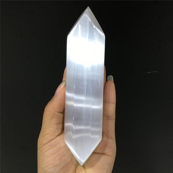 decorative objects & figurines natural quartz crystal falsh selenite wand point reiki healing home decor mineral specimen collection
decorative objects & figurines natural quartz crystal falsh selenite wand point reiki healing home decor mineral specimen collection