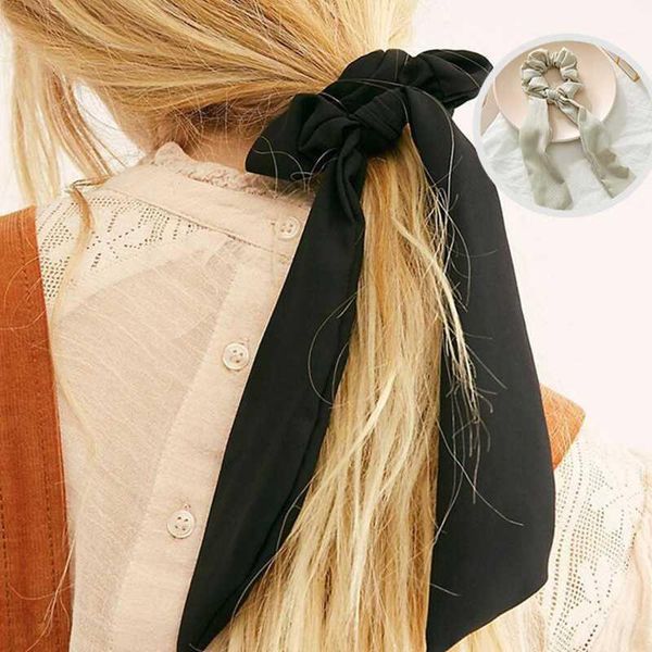 fashion long chiffon hair accessories ponytail elastic headwear jewelry solid color bowknot headband scrunchie1
fashion long chiffon hair accessories ponytail elastic headwear jewelry solid color bowknot headband scrunchie1
