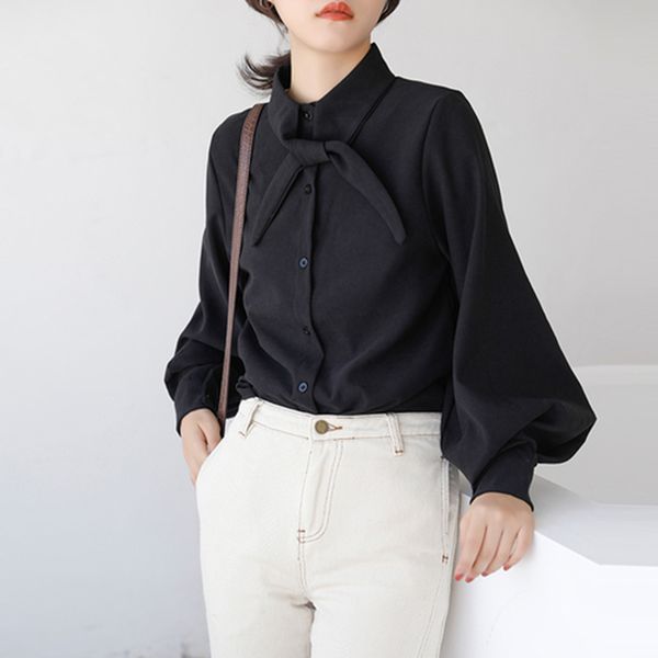 autumn cormorant female fashion lantern vintage sleeves loose shirts nice bow blouse ladies s439, White
autumn cormorant female fashion lantern vintage sleeves loose shirts nice bow blouse ladies s439, White