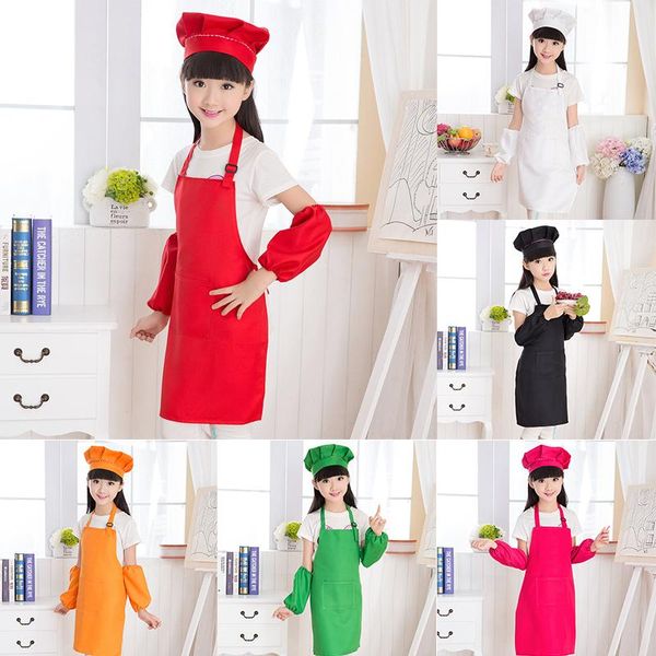 aprons solid color boys girls kitchen cooking baking painting art antifouling apron kids sleeves hat sets
aprons solid color boys girls kitchen cooking baking painting art antifouling apron kids sleeves hat sets