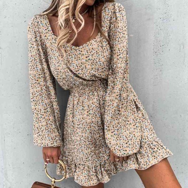 casual dresses women ruffles floral print square collar spring long sleeve a line vestidos slim female boho mini party vz5r, Black;gray
casual dresses women ruffles floral print square collar spring long sleeve a line vestidos slim female boho mini party vz5r, Black;gray
