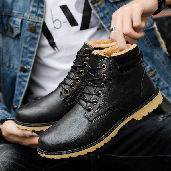 boot quality of men's plutonium winter leather boots fashion short dwaterproof teddy water male bootie ankle- shoes promotion 899 12sy, Black
boot quality of men's plutonium winter leather boots fashion short dwaterproof teddy water male bootie ankle- shoes promotion 899 12sy, Black