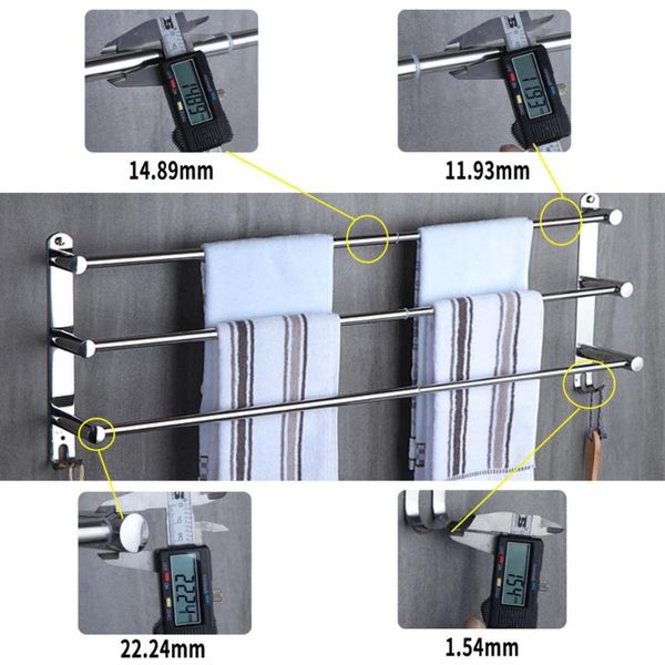 towel racks rack stainless steel flexable adjustable 50 to 80 cm 3 ties arm holder bar rail hanger wall mounted for bathroom
towel racks rack stainless steel flexable adjustable 50 to 80 cm 3 ties arm holder bar rail hanger wall mounted for bathroom