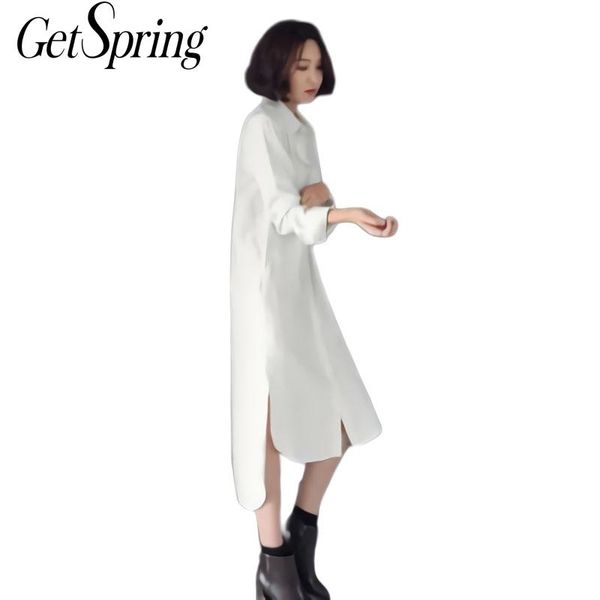 getsring women white cotton shirt dress autumn long sleeved loose all-match dresses s casual wear plus size 210601, Black;gray
getsring women white cotton shirt dress autumn long sleeved loose all-match dresses s casual wear plus size 210601, Black;gray