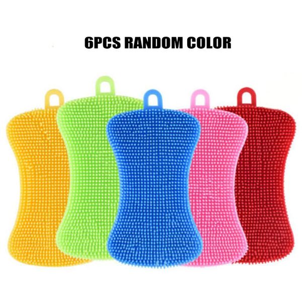 cleaning cloths 6pcs kitchen pe scrubber dish brush pot pan washing tools oil removal non-toxic, dust-resistant, goo toughness
cleaning cloths 6pcs kitchen pe scrubber dish brush pot pan washing tools oil removal non-toxic, dust-resistant, goo toughness