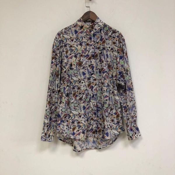 retro geometric printing women shirt stand collar long sleeve casual wild loose lady blouse women's blouses & shirts, White
retro geometric printing women shirt stand collar long sleeve casual wild loose lady blouse women's blouses & shirts, White