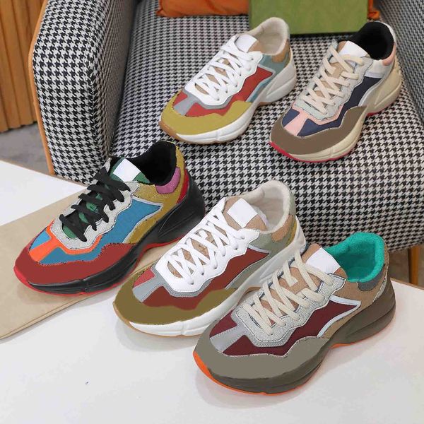 2021 designer rhyton casual sneakers shoes beige men vintage luxury chaussures ladies designers sneaker with box size 35-46, Black
2021 designer rhyton casual sneakers shoes beige men vintage luxury chaussures ladies designers sneaker with box size 35-46, Black