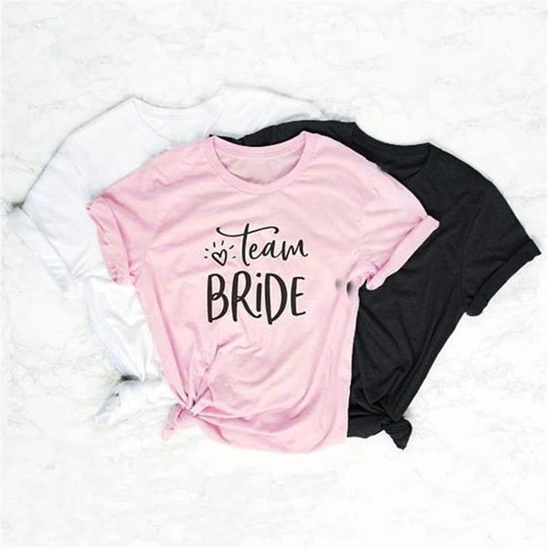 fashion short sleeve cotton women t shirt team bride letters print harajuku polyester off the shoulder, White
fashion short sleeve cotton women t shirt team bride letters print harajuku polyester off the shoulder, White
