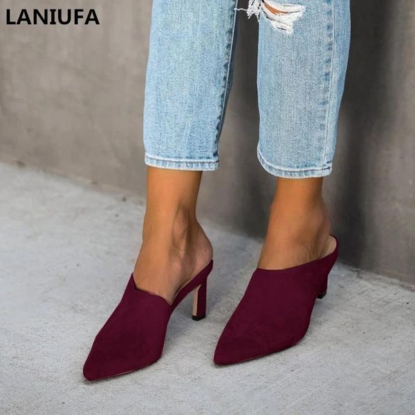 dress shoes women pointed toe slip on high heels sandals female platform thin single pumps party mujer, Black
dress shoes women pointed toe slip on high heels sandals female platform thin single pumps party mujer, Black