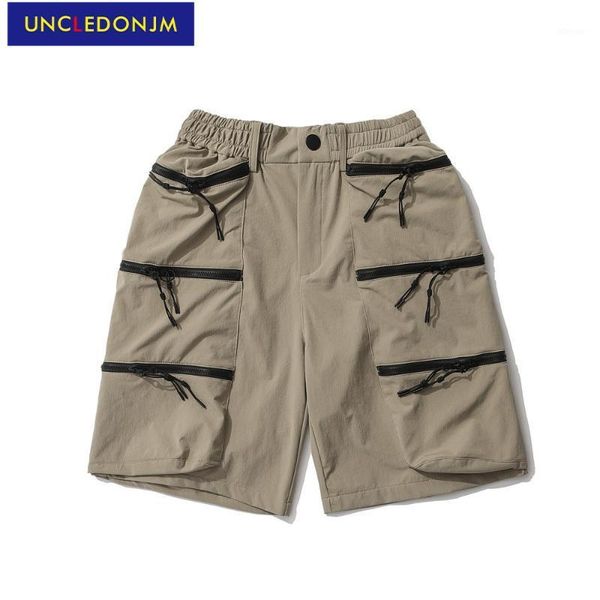 men's shorts uncledonjm zipper decoration knee length hip hop streetwear mens summer sweat pants 2021 fake zippers chgu-87135, White;black
men's shorts uncledonjm zipper decoration knee length hip hop streetwear mens summer sweat pants 2021 fake zippers chgu-87135, White;black