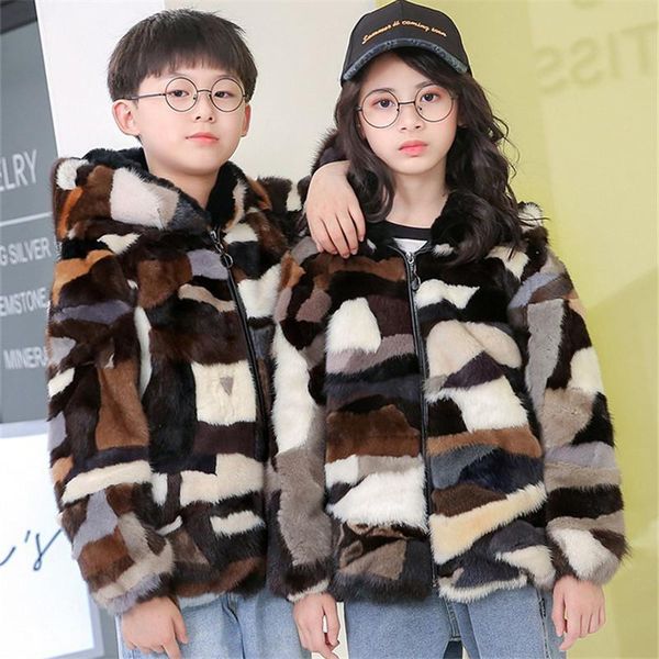 women's fur & faux 2021 children's mink baseball clothing shirt zipper korean fashion trend boys and girls the same style, Black
women's fur & faux 2021 children's mink baseball clothing shirt zipper korean fashion trend boys and girls the same style, Black