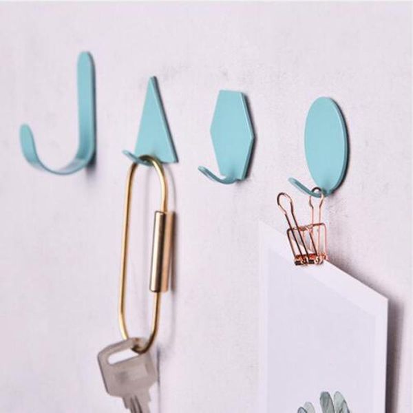 robe hooks creative geometric punch-small hook seamless adhesive space saving clothes kitchen bathroom door wall hanger
robe hooks creative geometric punch-small hook seamless adhesive space saving clothes kitchen bathroom door wall hanger