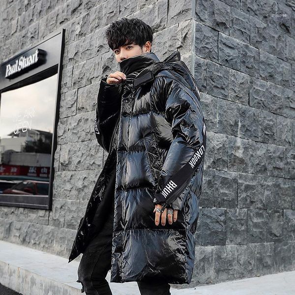 men's down & parkas winter jacket mid-length fashion brand loose handsome hooded coat thickened warm coat1, Black
men's down & parkas winter jacket mid-length fashion brand loose handsome hooded coat thickened warm coat1, Black