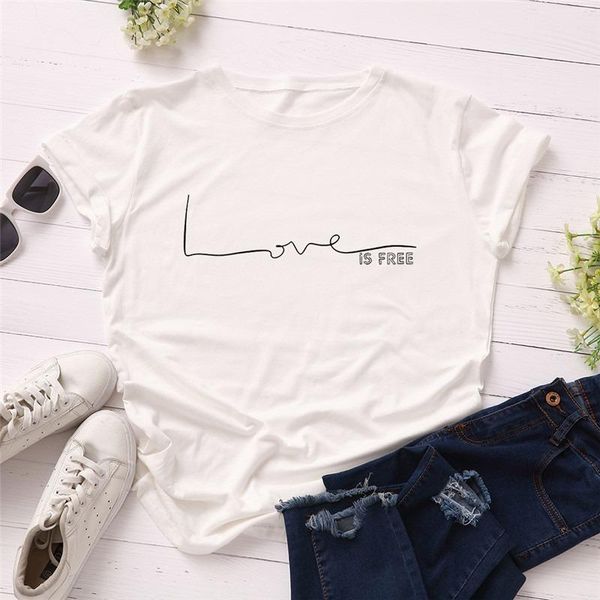 fashion love letter print t shirt women o neck short sleeve summer t-shirt casual tshirt women's, White
fashion love letter print t shirt women o neck short sleeve summer t-shirt casual tshirt women's, White